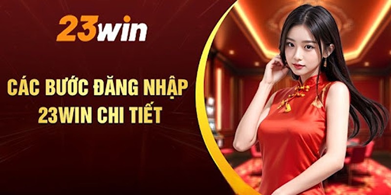 Các bước đăng nhập 23win rất nhanh