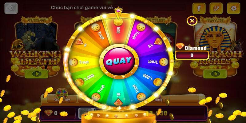 Tính năng vòng quay miễn phí game nổ hũ đổi thưởng